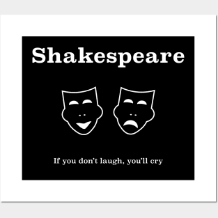 Shakespeare Comedy and Tragedy Posters and Art